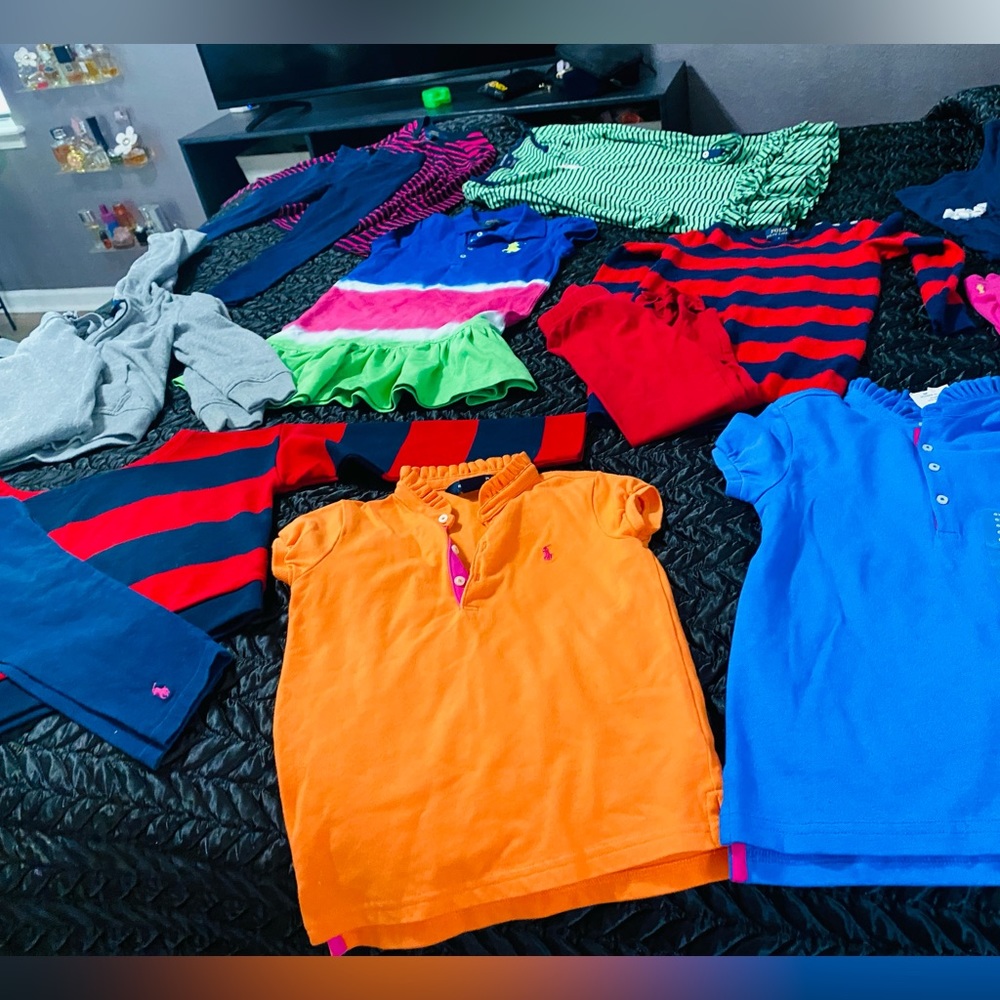 Girls size 6/6x a couple new with tags Polo Ralph Lauren lot of clothes.